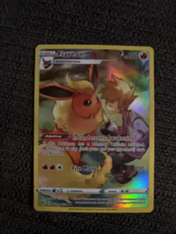 Pokemon Card - Flareon TG01/TG30 Ultra Rare Brilliant Stars Trainer Gallery Holo - Image 1