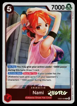Nami (006) EB03-006 Extra Booster: One Piece Heroines Edition Foil NM One Piece - Image 1