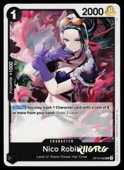 Nico Robin OP16-092 The Time of Battle NM One Piece - Image 1