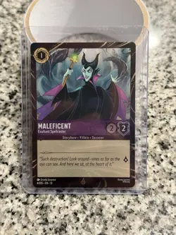 Disney Parks 2026 Lorcana Maleficent Attack Of The Vine 4/DIS EN 13 Promo Card - Image 1