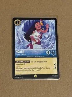 Disney Lorcana Winterspell Moana Legendary Non Foil 208/204 NM - Image 1