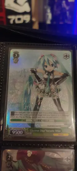 PD/S22-E026X XR Weiss Schwartz Signed Hatsune Miku - Image 1