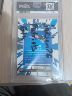 2024 Donruss Optic Drake Maye My House PSA Mint 10 - Image 2
