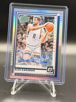 Alex Karaban Rookie Auto 2025-26 Donruss #64 Optic Holo 38/99🔥 - Image 1