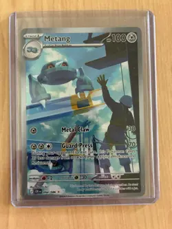 POKEMON METANG 094/086 FULL ART ILLUSTRATION RARE ME04: CHAOS RISING (NM) ENG - Image 1