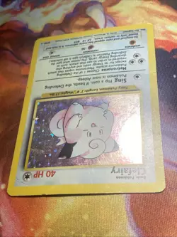 Clefairy 5/102 Holo Base Set Unlimited Rare Pokemon TCG Card Vintage - Image 5