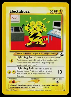 Pokemon Card - Electabuzz Wizards Black Star Promos 46 Promo - Image 1