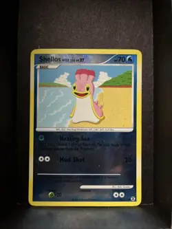 Pokemon Rising Rivals Shellos 80/111 West Sea Reverse Holo Common Card LP - Image 1