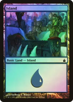 NM Foil Island, MTG, Ravnica: City of Guilds, Magic the Gathering, 293 *B - Image 1