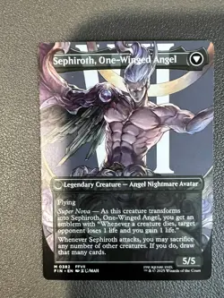MTG Final Fantasy English Sephiroth, Fabled Soldier Borderless 0382 Non-Foil - Image 2