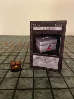 Yugioh Dungeon Dice Monsters DDM Medical Aid Kit W/ Original Card - Image 1