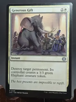Generous Gift Commander: the Lost Caverns of Ixalan MTG Regular Near Mint - Image 1