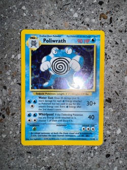 Pokemon TCG Cards Poliwrath 13/102 Base Set Holo Rare - Image 4