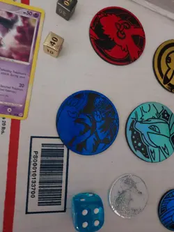 Pokemon Coin Lot + Pins + More Trading Card Game Items T3#133 - Image 4