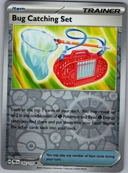 Bug Catching Set 102/131 Uncommon Prismatic Evolutions Pokemon Reverse Holo NM - Image 1