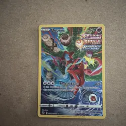 Deoxys GG12/GG70 Crown Zenith Full Art Pokemon Pokemon Card English Near Mint - Image 1