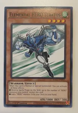 Elemental Hero Stratos HAC1-EN015 COMMON NM 1ST EDITION Yugioh - Image 1