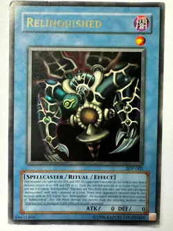Yugioh Relinquished SDP-001 Ultra Rare Common Lightly Played A1 - Image 1