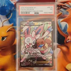 Pokemon PSA 7 2016 Generations Radiant Collection Sylveon EX RC32/32 English - Image 1