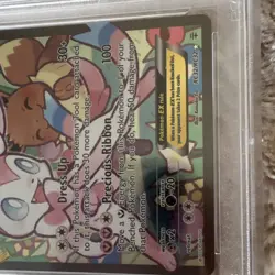 Pokemon TCG Sylveon EX Full Art Holo RC32/RC32 Generations PSA 7 - Image 3