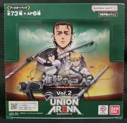 UNION ARENA TCG Japanese Attack On Titan EX10BT Vol.2 Booster BOX Sealed New - Image 3