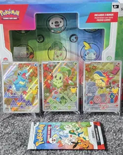 Pokemon TCG: First Partner Illustration Collection Series 2 - JOHTO GEN 2 SET - Image 1