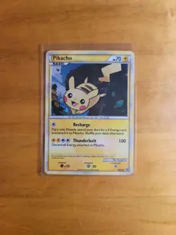 Pikachu HGSS03 2010 Holo Rare Black Star Promo Pokemon TCG Card NM - Image 1