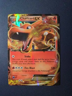 Pokemon TCG Charizard EX Flashfire Rare Holo Card 11/106 XY - Image 1