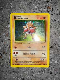 Pokemon TCG Cards Hitmonchan 7/102 Base Set Holo Rare LP-MP - Image 4