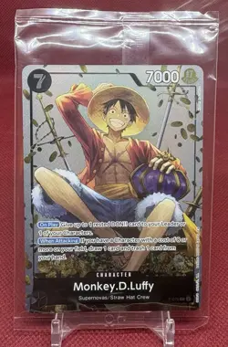 Monkey.D.Luffy Tin Pack Set Vol 2 P-075 One Piece Promo Card Sealed - Image 1