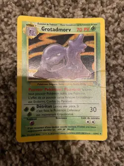 Pokemon card - GROTADMORV Muk Holo french Fossil - 13/62 - Played - Image 1