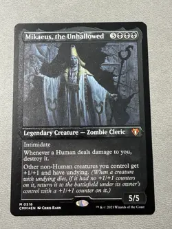 MTG English Mikaeus, the Unhallowed (Foil Etched) NM Foil Commander Masters - Image 1