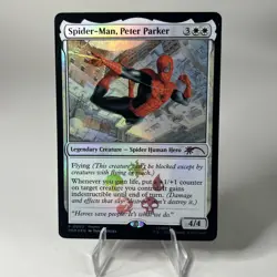 Magic: The Gathering Spider-Man, Peter Parker P 0003 Foil Promo 2025 - Image 1