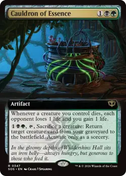 Cauldron of Essence (Extended Art) Secrets of Strixhaven 0347 NM Non-Foil - Image 1