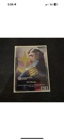 EX BASE EXBP-005 Gundam TCG Bandai Card Fest 2025-2026 Exclusive - Image 1
