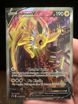 Jolteon V SWSH183 SWSH: Sword & Shield Promo Cards Holo - Image 1