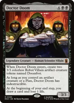1x Doctor Doom NM-Mint, English Marvel Super Heroes MTG Magic - Image 1