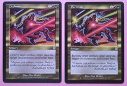 Magic the Gathering MTG Odyssey DECIMATE X 2 LP/EX R 2001 Nice! - Image 1