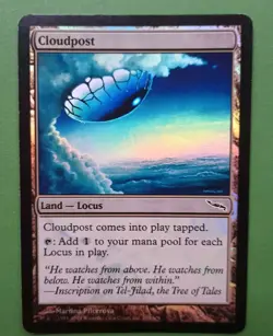 Magic the Gathering MTG Mirrodin FOIL CLOUDPOST LP/EX C 2003 Nice - Image 1