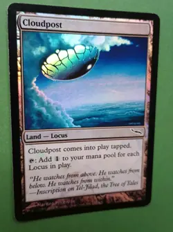 Magic the Gathering MTG Mirrodin FOIL CLOUDPOST LP/EX C 2003 Nice - Image 2
