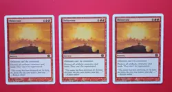Magic the Gathering MTG 8th Edition OBLITERATE X 3 LP/EX RARE 2003 Nice! - Image 1