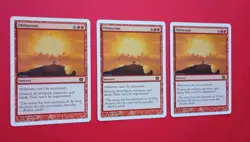 Magic the Gathering MTG 8th Edition OBLITERATE X 3 LP/EX RARE 2003 Nice! - Image 2