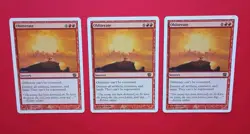 Magic the Gathering MTG 8th Edition OBLITERATE X 3 LP/EX RARE 2003 Nice! - Image 3