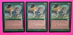 Magic the Gathering MTG Weatherlight GAEA'S BLESSING X 3 U LP/EX 1997 Nice! - Image 1