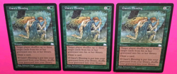 Magic the Gathering MTG Weatherlight GAEA'S BLESSING X 3 U LP/EX 1997 Nice! - Image 2