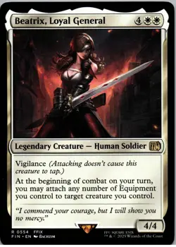 Beatrix, Loyal General - R - FINAL FANTASY - 554 - NM - Regular - Image 1