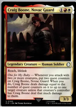 Craig Boone, Novac Guard - U - Universes Beyond: Fallout - 100 - NM - Regular - Image 1