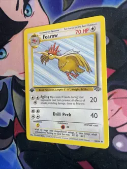 Fearow 1st Edition 36/64 Jungle Pokemon TCG Card | NM - Image 3