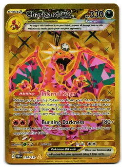 Charizard ex 228/197 - 🌊 Obsidian Flames Pokemon TCG Holo 🖤 - LP - Image 1