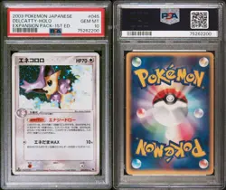 POKEMON 2003 JAPANESE EXPANSION PACK 1ST EDITION #045 DELCATTY-HOLO PSA 10 - Image 2